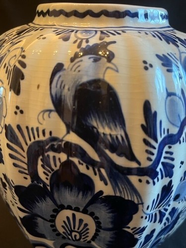 Vase ancien convexe lobes - vase,