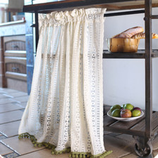 Dentelle demi rideau armoire - demi,
