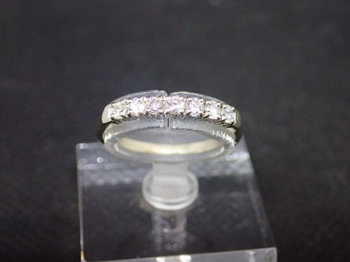 Bague blanc 750 ème - en,