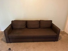 IKEA Brown Sleeper Sofa- Smoke