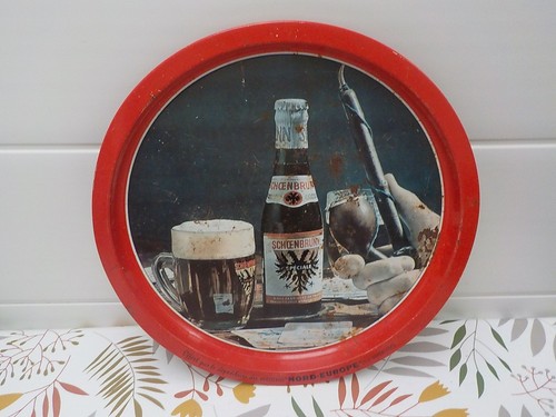 Plateau service ancien biere - plateau,