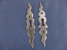 2 entrées serrure flammes fer