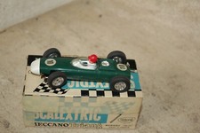 voiture de course scalextric-meccano- triang verte n°10