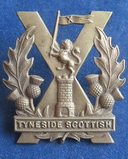 GB, Scotland, glengarry badge  TYNESIDE SCOTTISH