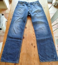 Jean Lévis Flatout For 501 New Release bleu taille W34 L34 en Très Bon État 