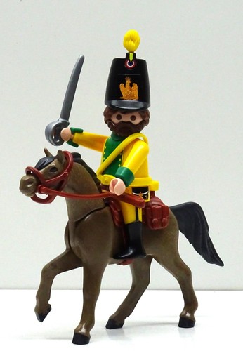 Garde chevalier jaune hussard - chevalier,