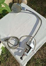 ANCIENNE LAMPE CHROMEE mat