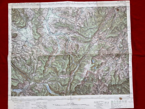 Carte géographique 50000è - carte, au