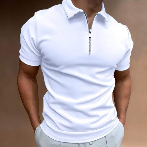 Men casual zip - zip, shirt