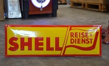 Plaque émaillée SHELL dienst
