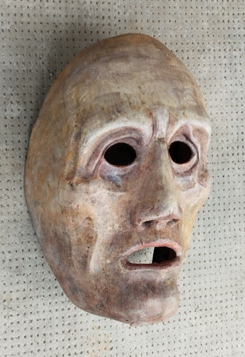 Rare masque cuir - masque, leather