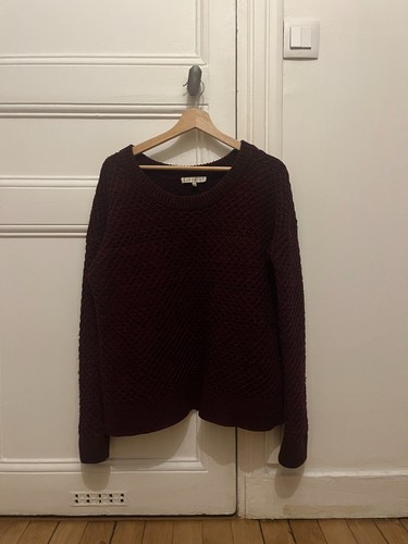 Pull chiné rouge - , sandro