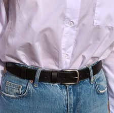 Ceinture femme en cuir de