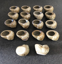 Lot de 18 Coquille Escargot  en Céramique Porcelaine Godets