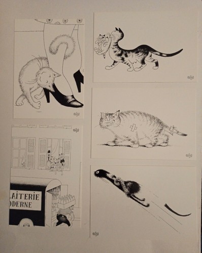 Albert dubout carte postale - albert,