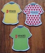 Cyclisme 3 Magnet Collection caravane Grand départ Tour de France 2018 Vendée