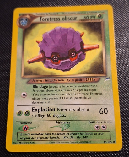 Carte pokémon foretress - carte,