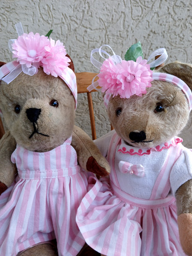 Lot ours ancien peluche 1 - de,