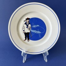Assiette porcelaine Tintin Le trésor de Rackham le Rouge Tables & Couleurs 19.5