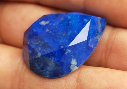 Lapis lazuli facette - gw,