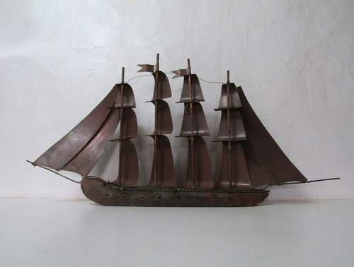 Ancien bateau voilier bois - bateau,