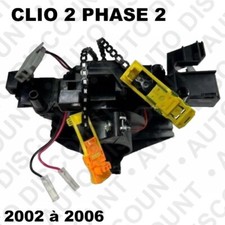 Contacteur tournant airbag pour Renault Clio 2 phase 2, 8200058676