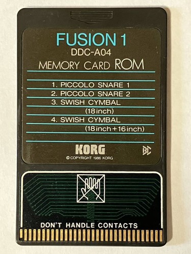 Korg ddc a04 - korg, memory