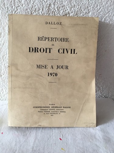 Ancien repertoire droit - ancien,