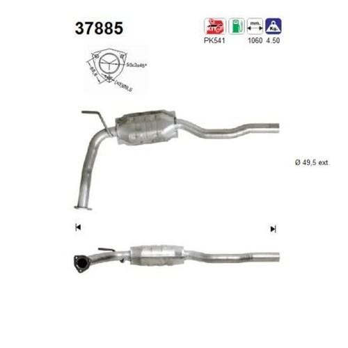 37885 catalyseur pour vw - 37885,