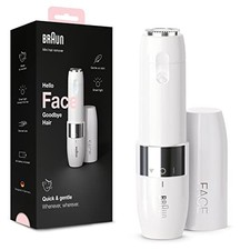 Braun Rasoir Visage Électrique Pour Femme Face Mini FS1000 Blanc, Rapide Et D...