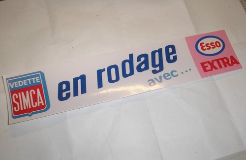 Autocollant publicitaire simca - autocollant,
