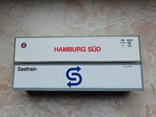 Walters "SEATRAIN" Container H0 1/87 40 Pieds Stlu131061 532151 +hamburg Sud )