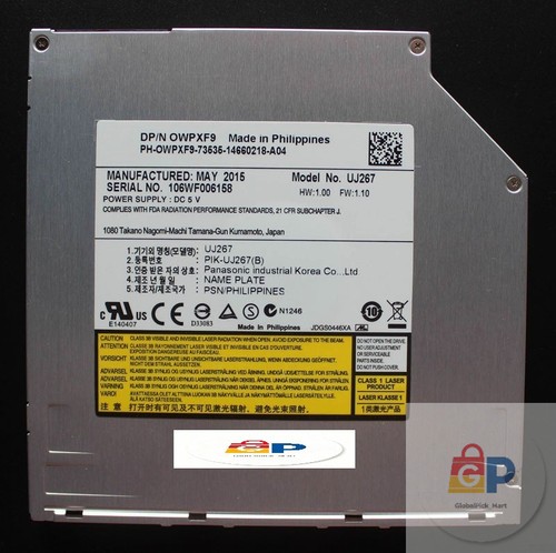 Original 5mm sata uj267 - original, 9.5mm