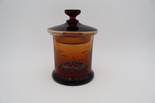 Ancien pot tabac verre - ancien, en