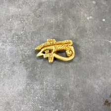 Amulette funéraire en fritte oeil d’Horus ou oeil oudjat, Basse Époque