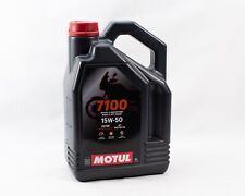 Huile Moteur MOTUL 7100 15W50 4 Litres 100% synthèse moto scooter quad 4 temps