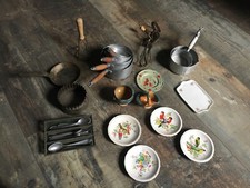 Lot dinette ancienne jouet