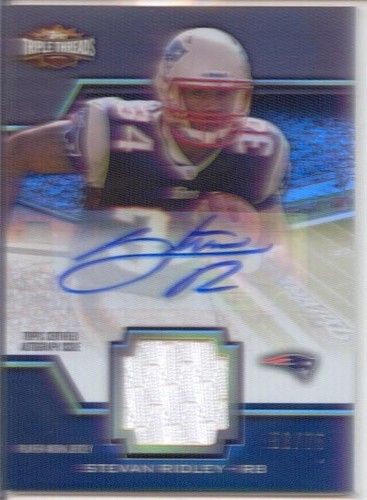 Stevan ridley rookie auto - stevan,