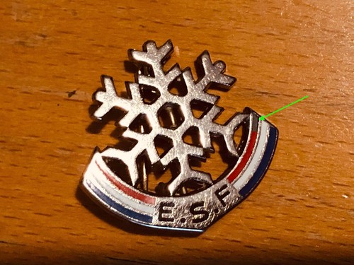 Insigne pin broche ski - pin's, de