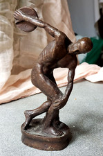 Statuette BRONZE reproduction LE DISCOBOLE LANCELLOTTI d'après MYRON  -450 av JC