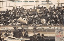 CPA MAROC CARTE PHOTO CASABLANCA VEGLIONE ORGANISE PAR LA VIGIE MAROCAINE N°5