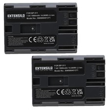 2 Batteries pour Canon PowerShot G3 G5 G1 G2 Pro 1 G6 Pro 90is 1900mAh 7,4V