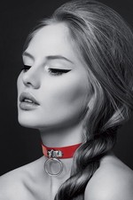 Collier Fetish rouge avec