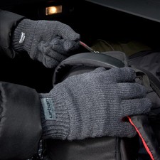 Hommes et Femmes Chaud Classique Thinsulate Doublé Gants Noir Gris ou Bleu