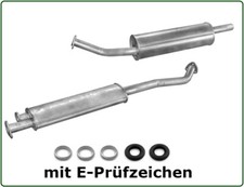 Système D'Échappement pour BMW 3er E21 320i 122PS Échappement Pot Moyen +