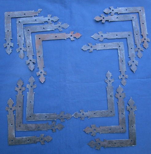 Lot équerres fer forgé - lot, 14