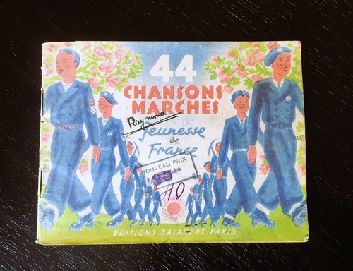 Ancien livret chansons - livret, de