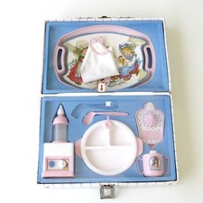 Malette Valisette vintage Tout pour le repas de bébé - Euro Toy R.F.A JOUET