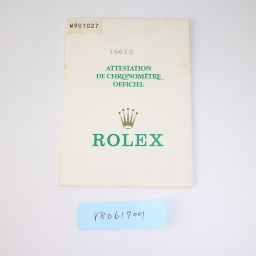 Rolex 16613 submariner paper - rolex,