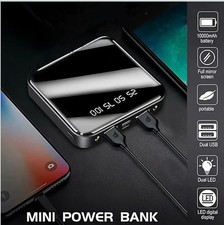 Batterie Externe Power Bank Type C Usb Chargeur Portable 5v 2A 9x8x2, 5cm